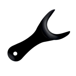 Smart Line® Black Stainless Steel Cheek Retractor Single Ended