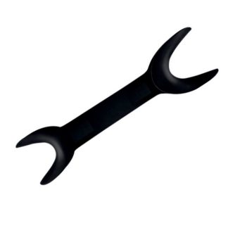 SmartLine® Black Stainless Steel Cheek Retractors Double Ended - V Cut